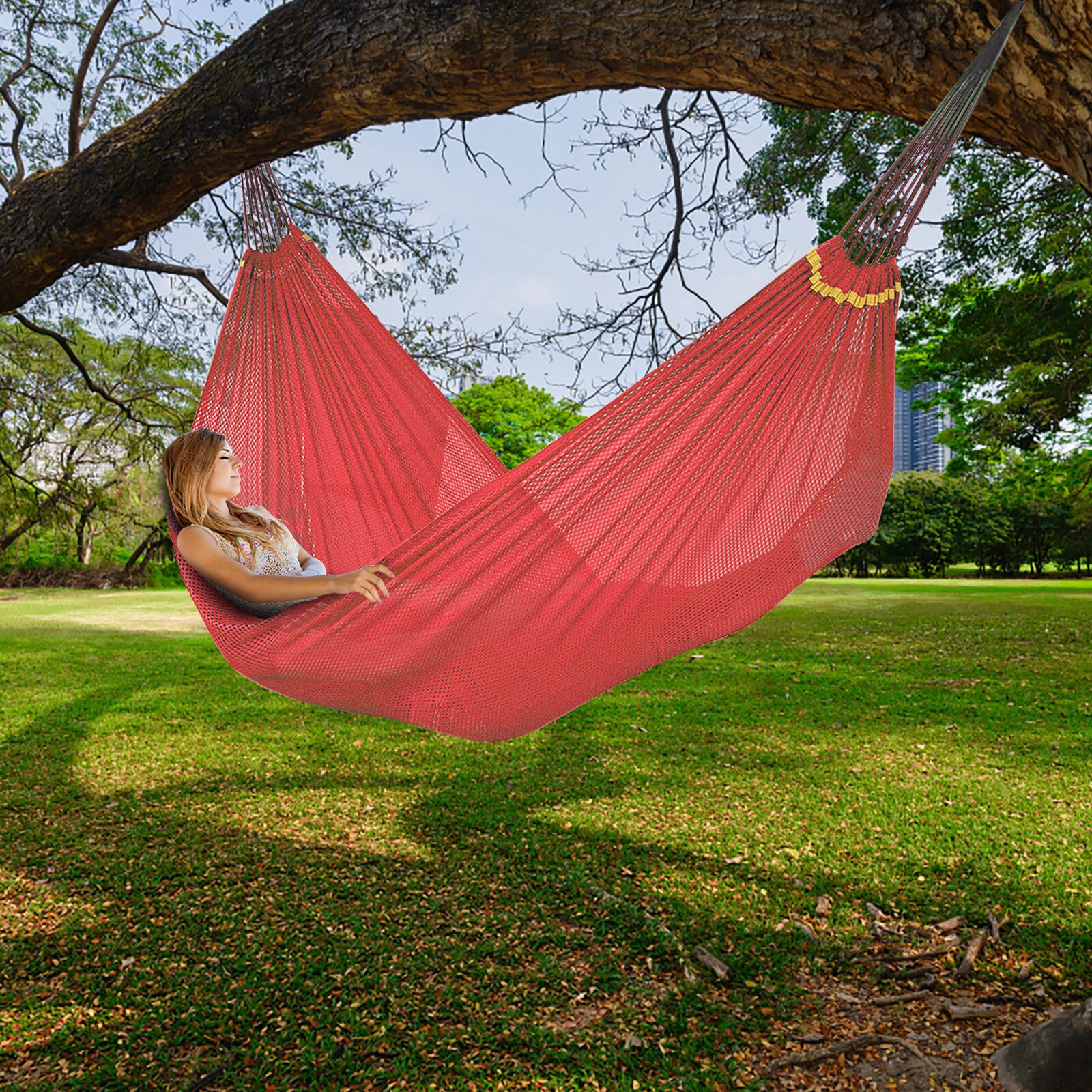 Cheap Goat Tents Camping Tools For Outdoor Camping Hammocks Breathable Lightweight Portable Mesh Hammocks For Outdoor Hiking Patio Beach   